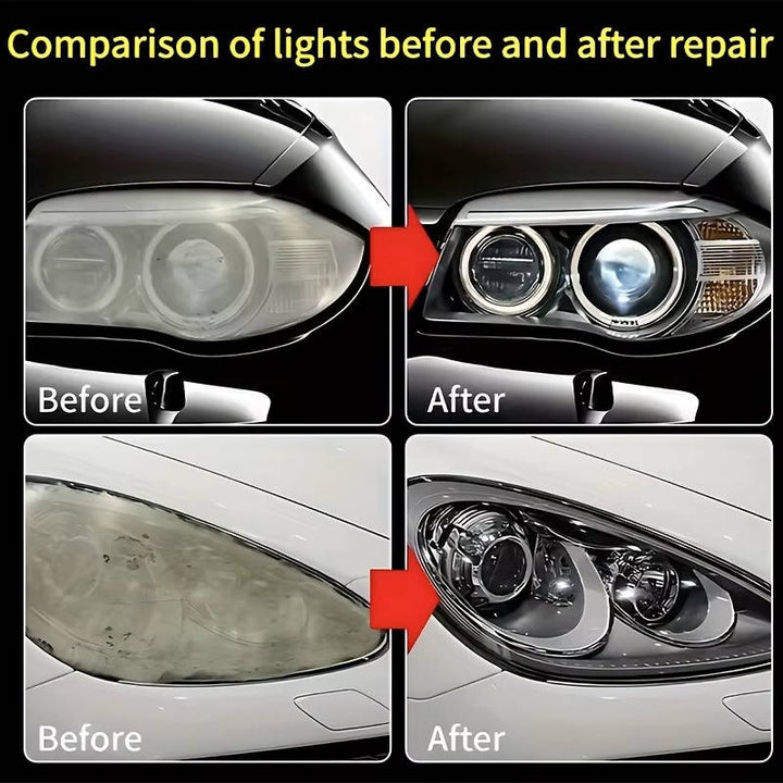 Headlight Restoration Repair Kit Instant Clear No Polishing Required