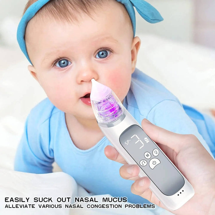 Electric Baby Nasal Aspirator Rechargeable Suction with Music