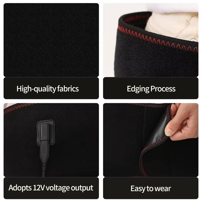Electric Hip and Lower Back Heating Wrap with Graphene Adjustable Fit