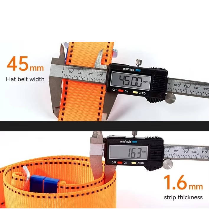 Safety Harness with Shock Absorbing Lanyard and Comfortable Waist Pad