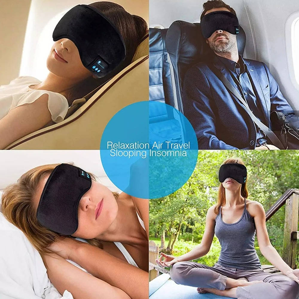 Wireless Sleep Headphones with 3D Mask Design
