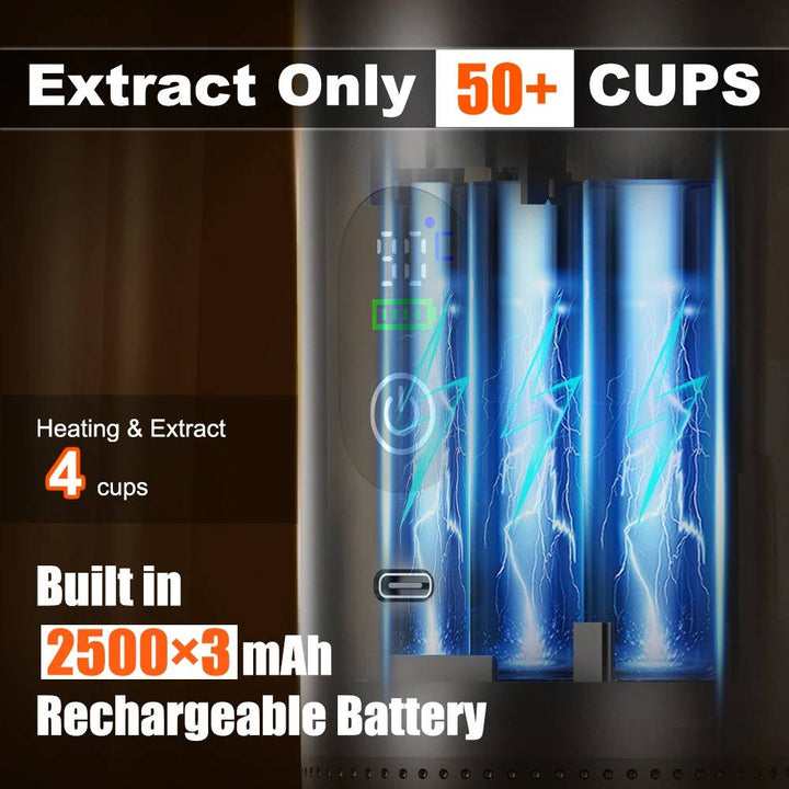 Portable Coffee Machine Compact Espresso Maker for Home and Car