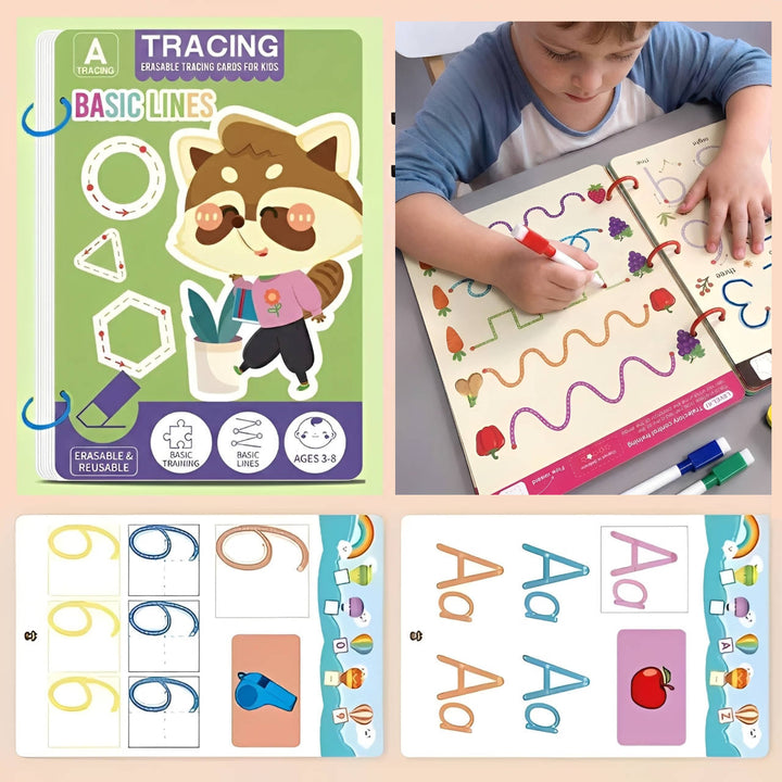 Toddler Writing Worksheets Book Educational Practice - Lenila