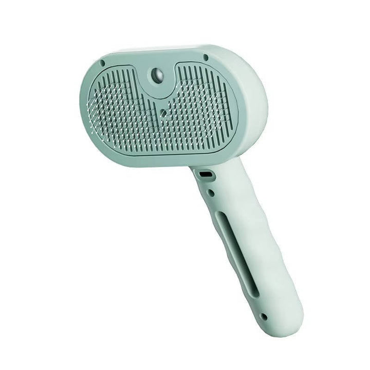 Pet Hair Steam Brush Self-Cleaning Grooming Tool