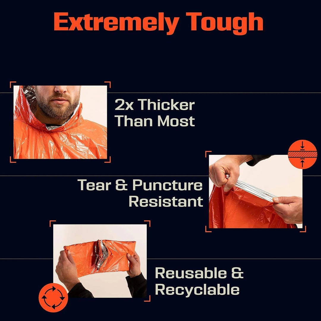 Raincoat Poncho Waterproof Loose Fit