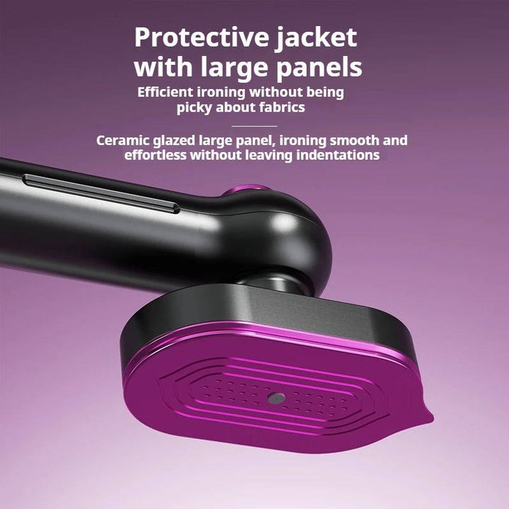 Travel Garment Steamer Rotating Handle Fast Heat Visible Tank