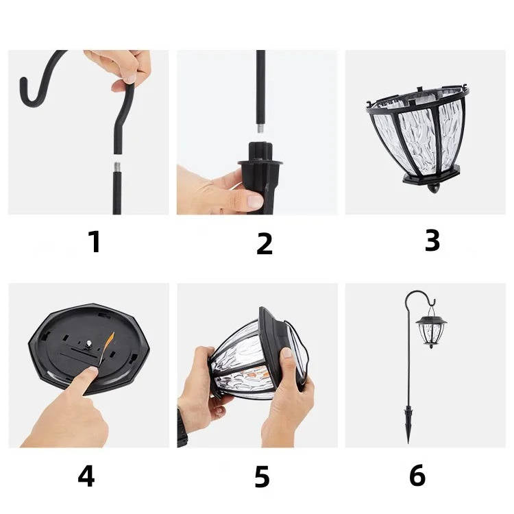 Solar-Powered Lawn Waterproof Bright LED