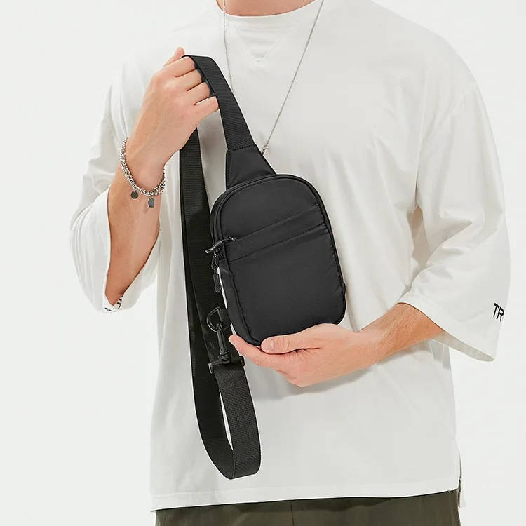 Mens Crossbody Sling Bag Lightweight Small Shoulder Bag