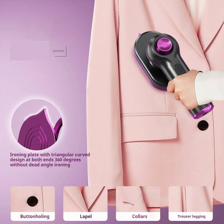 Travel Garment Steamer Rotating Handle Fast Heat Visible Tank