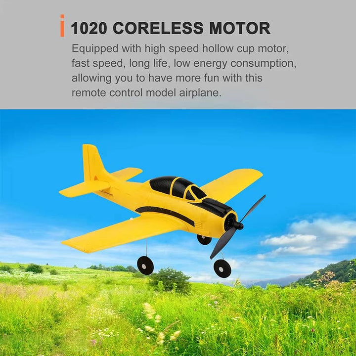 Kids RC Plane Trainer with Gyro Stabilizer 2.4GHz Easy Fly