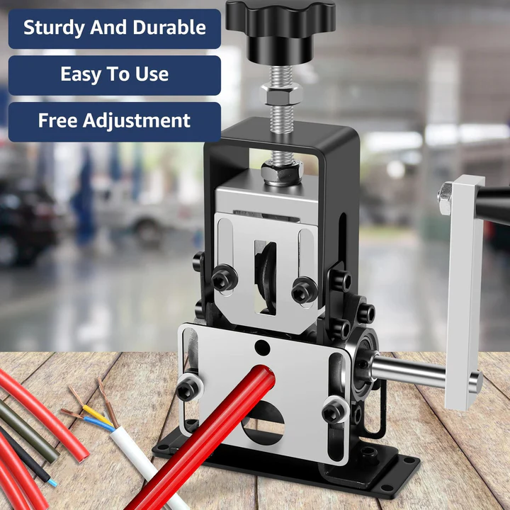 Manual Wire Stripper Handheld Tool Durable Design