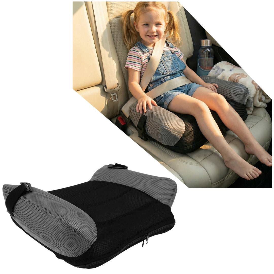 Kids Inflatable Car Booster Seat Cushion Portable Adjustable - Lenila