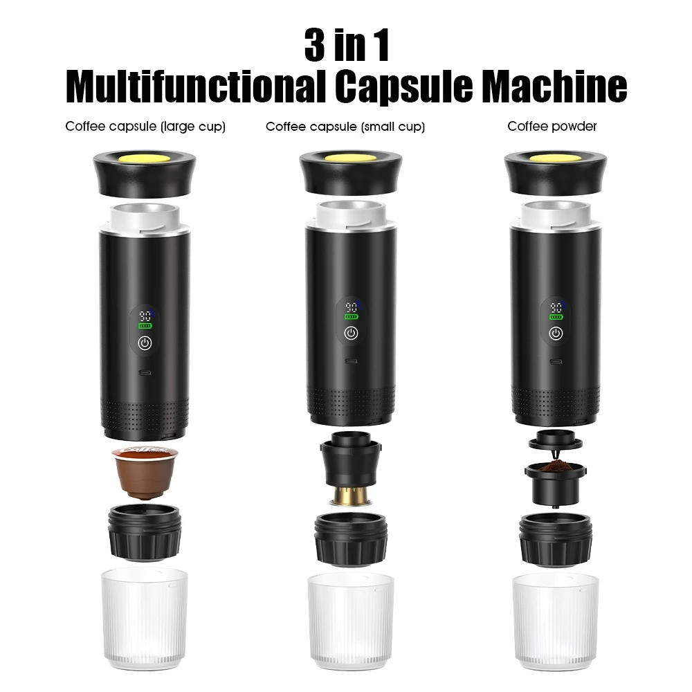 Portable Coffee Machine Compact Espresso Maker for Home and Car