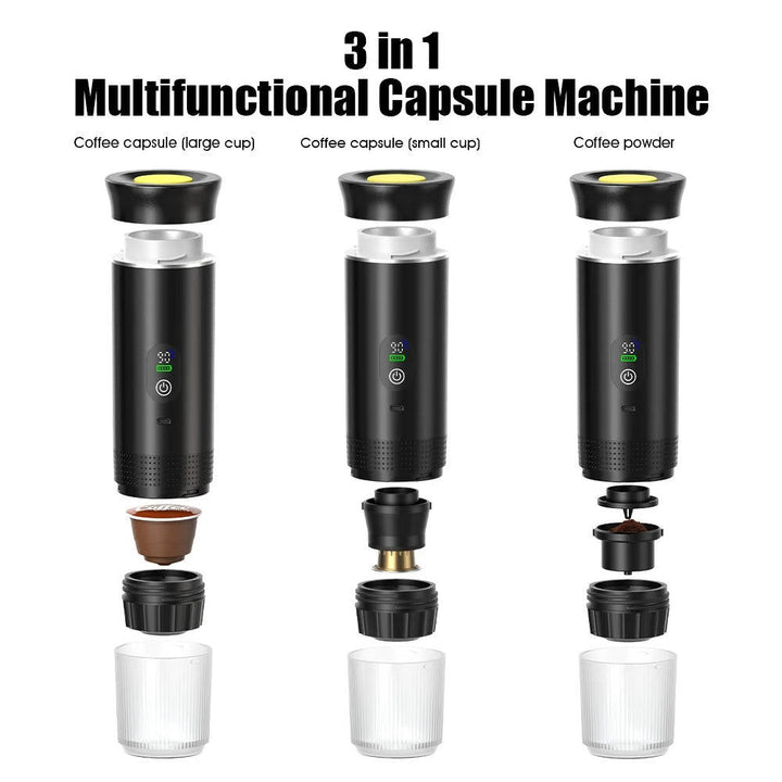 Portable Coffee Machine Compact Espresso Maker for Home and Car