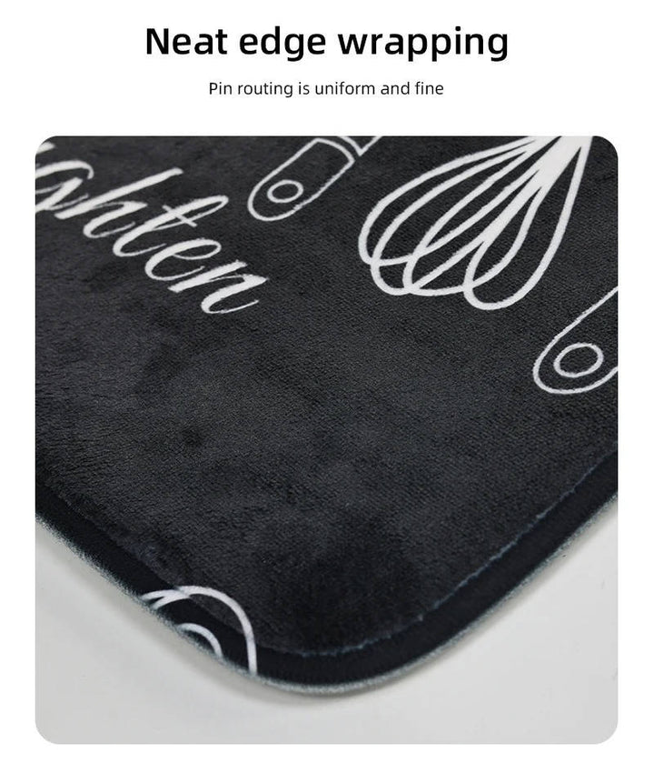 Multi-Purpose Absorbent Sponge Mat for Kitchen and Bathroom