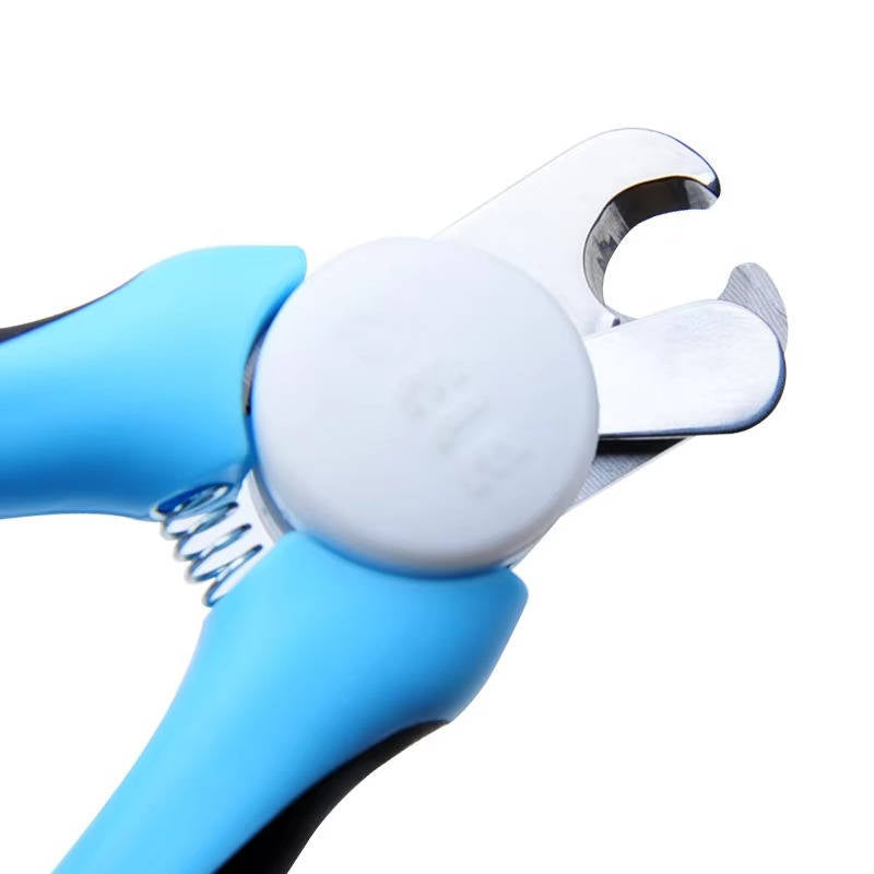Pet Nail Clippers Stainless Steel Blades Non-Slip Handle with Safety