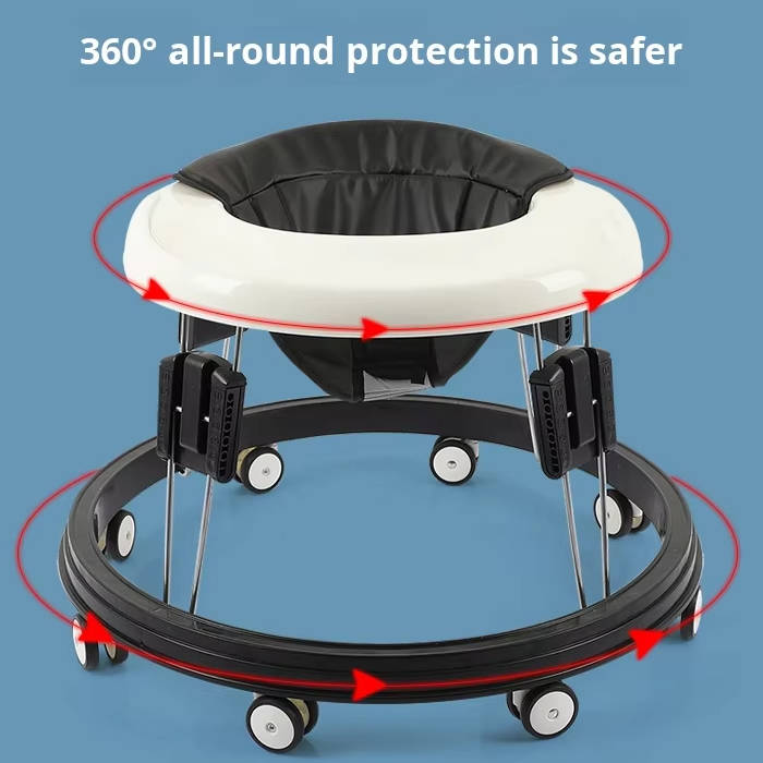 Baby Walker with Anti-Rollover Safety Feature