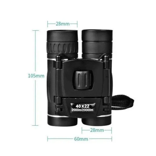 Binoculars HD 40x22 Compact Professional Optics