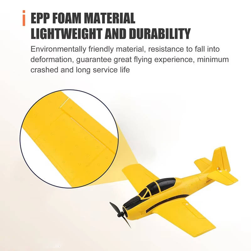 Kids RC Plane Trainer with Gyro Stabilizer 2.4GHz Easy Fly