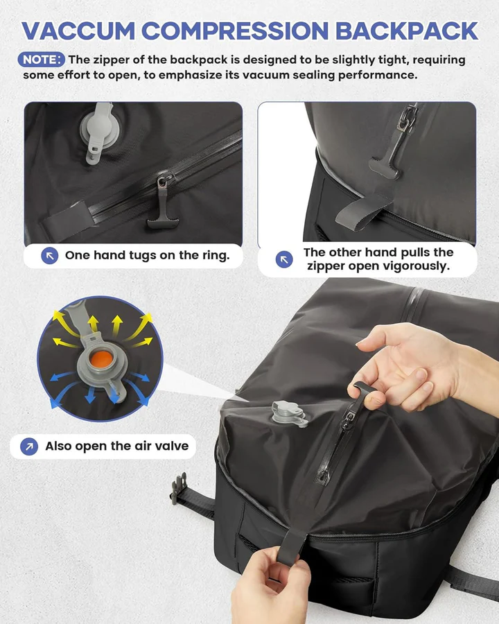 Travel Backpack Water-Resistant Fits 15.6in Devices