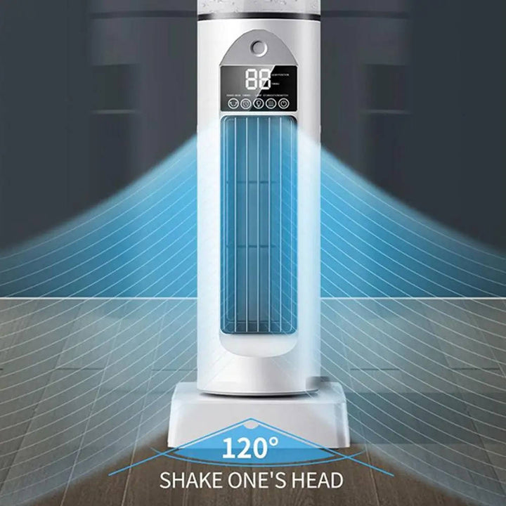 Portable Air Conditioner Bladeless Tower Fan with Water Tank and