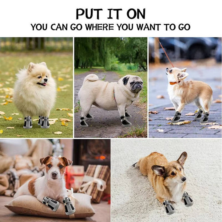 Dog Shoes Waterproof Breathable Non-Slip Outdoor