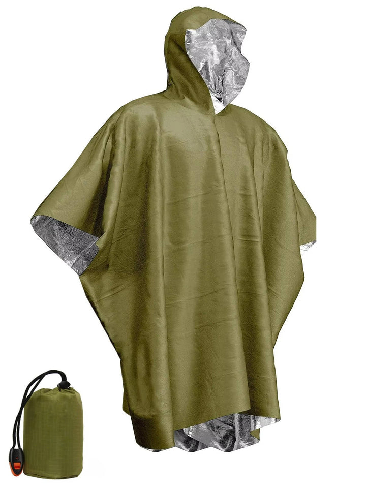 Raincoat Poncho Waterproof Loose Fit