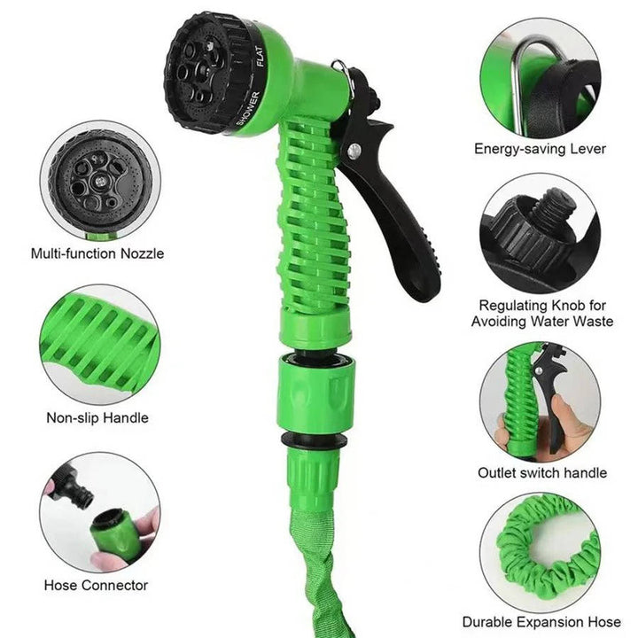 Expandable Garden Hose Durable Flexible Lightweight