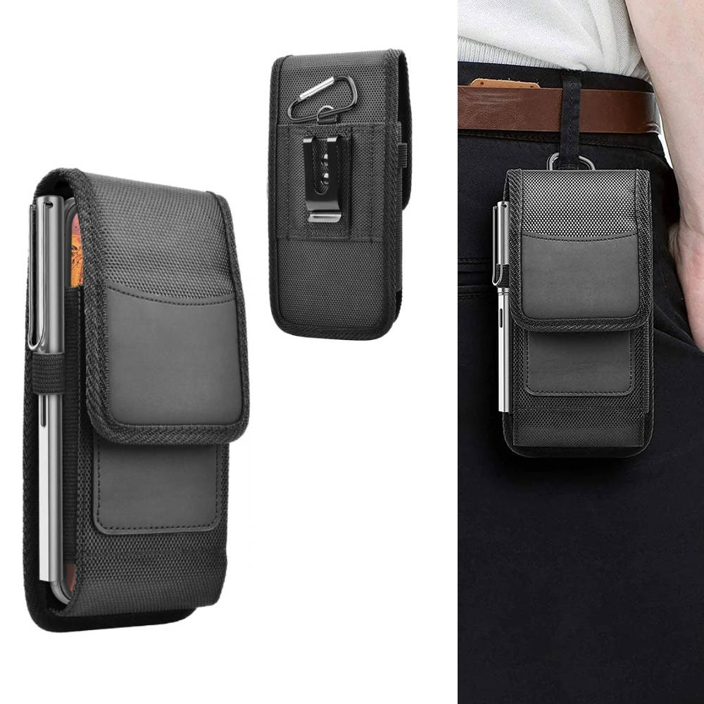 Universal Cell Phone Belt Holster Durable Adjustable Fit