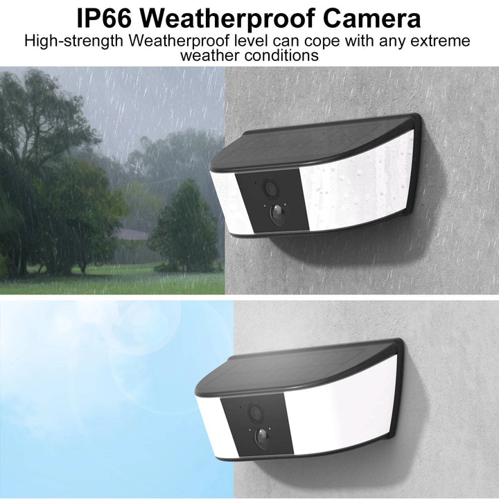 Wireless Floodlight Camera with Two-Way Audio and Human Detection