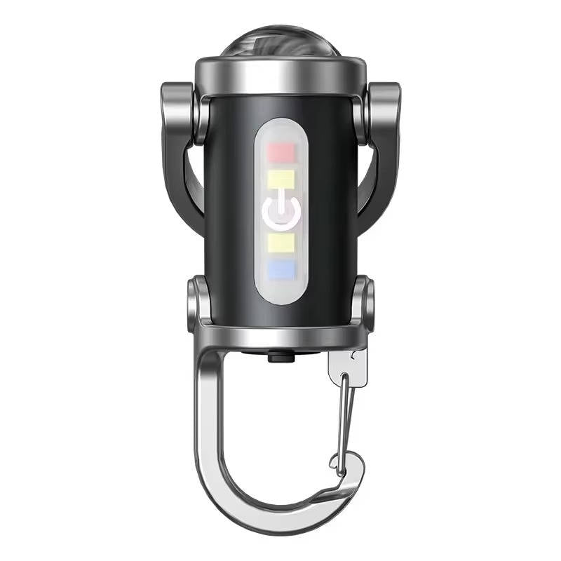 Unisex Rechargeable Keychain Flashlight Portable Compact - Lenila