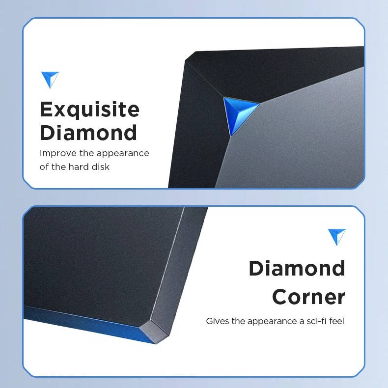 External Hard Drive Portable USB High Speed HDD Storage