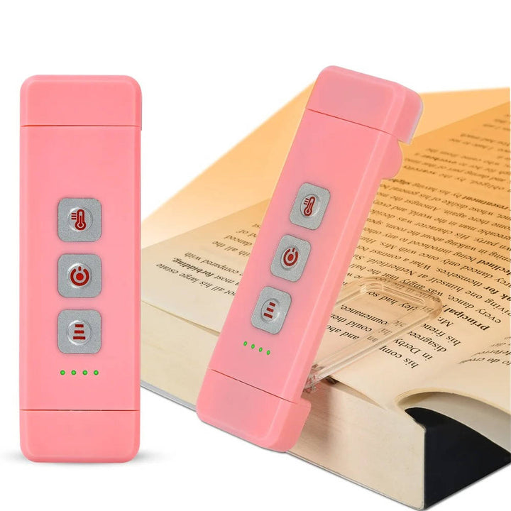 USB Rechargeable Clip-On Mini LED Reading Lamp with Timer