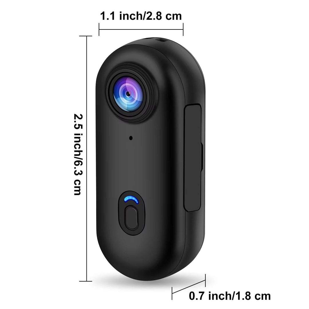Mini Action Bike Camera with Magnetic Mount Kit