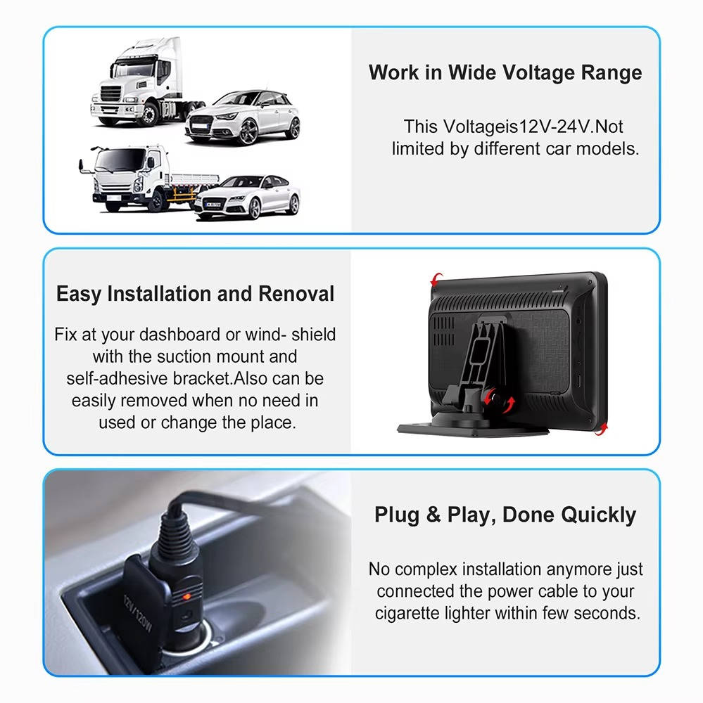 Portable Wireless CarPlay Touchscreen Compatible with iPhone and