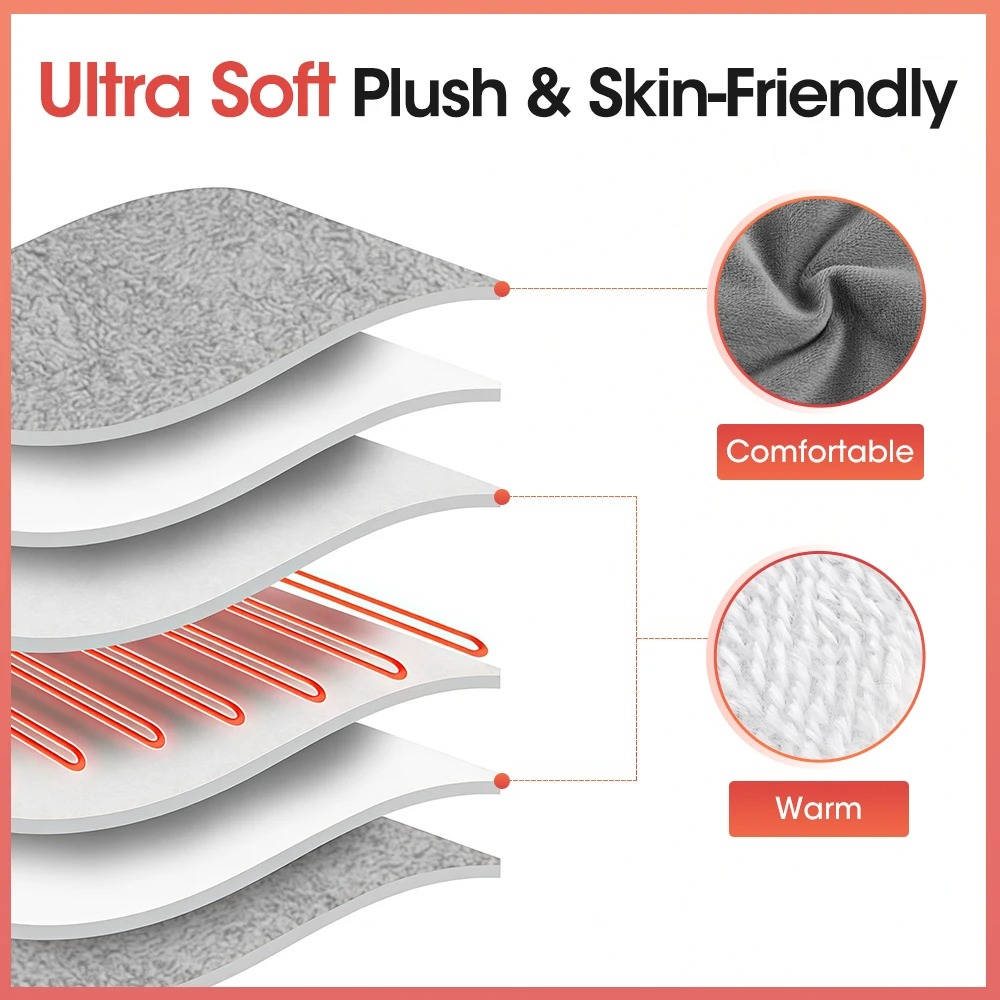 Electric Foot Heating Pad Underdesk Adjustable Temperature