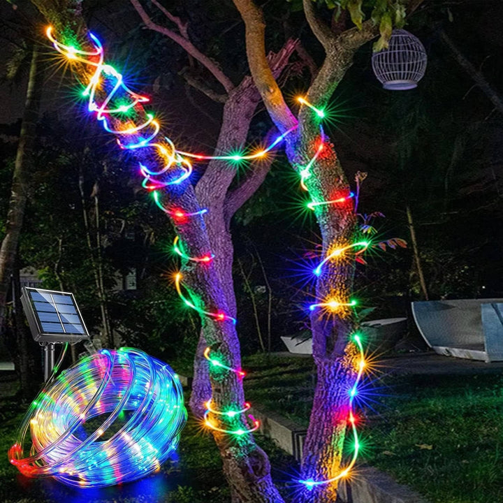Outdoor String Lights for Garden Tree and Fence