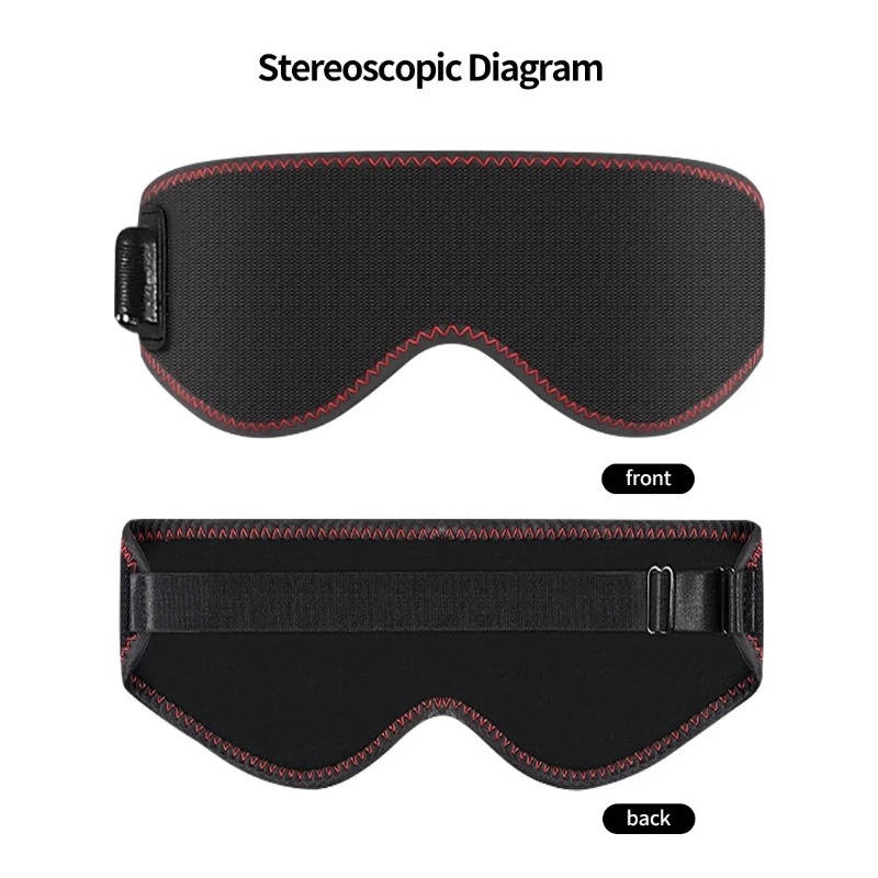 Heated Eye Mask with Adjustable Heat Levels for Dry Eyes and