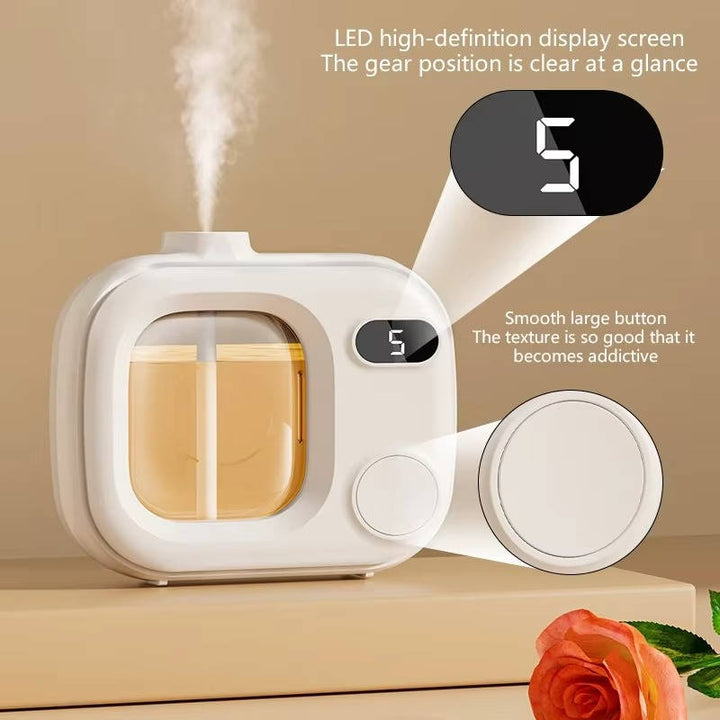 Automatic Wall-Mounted Air Freshener with Aroma Oil Smart Sensor