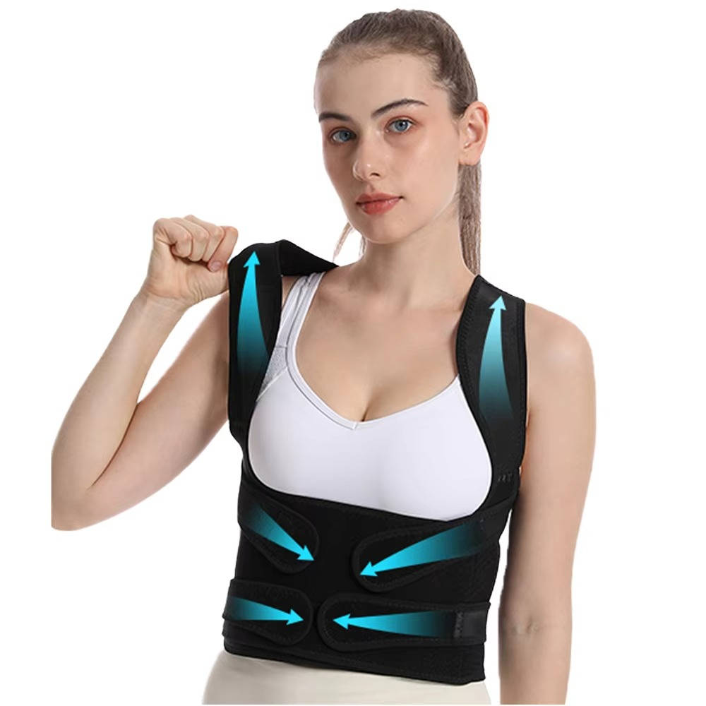 Posture Corrector Brace Full Back Support Adjustable Fit
