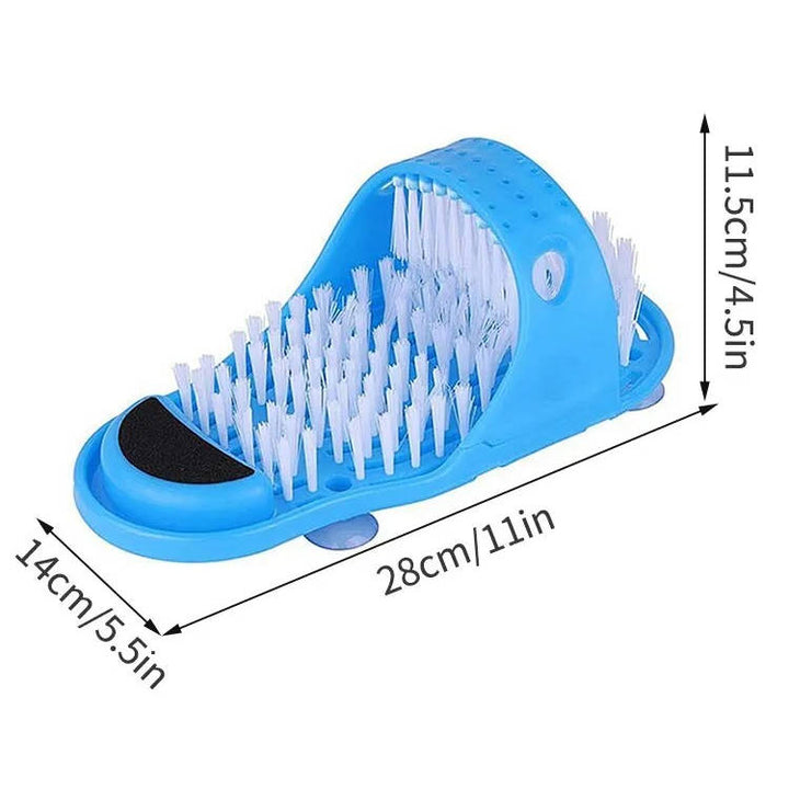 Foot Scrubber Slipper with Massage Bristles Dead Skin Remover