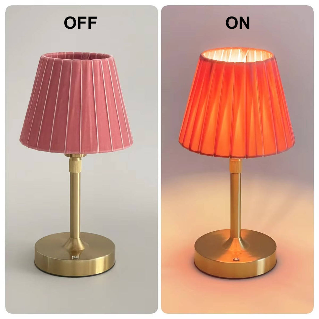 Rechargeable Touch LED Table Lamp Vintage Style