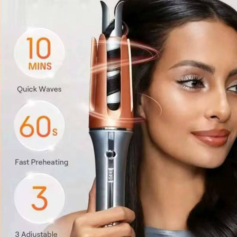 Automatic Curling Iron Ceramic Barrel Ergonomic Handle