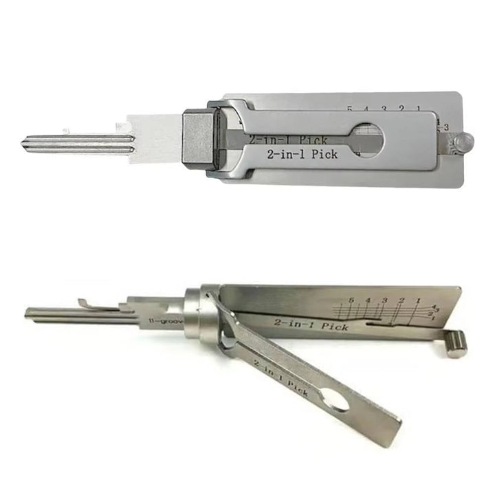 Locksmith Tool with Lock Decoding and Picking Features