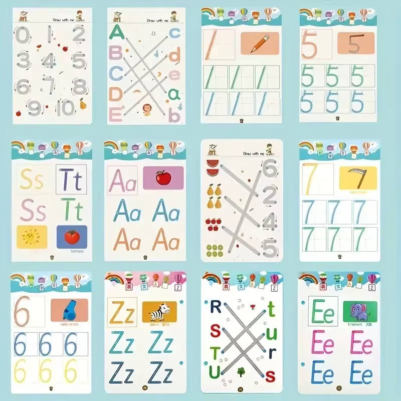 Toddler Writing Worksheets Book Educational Practice