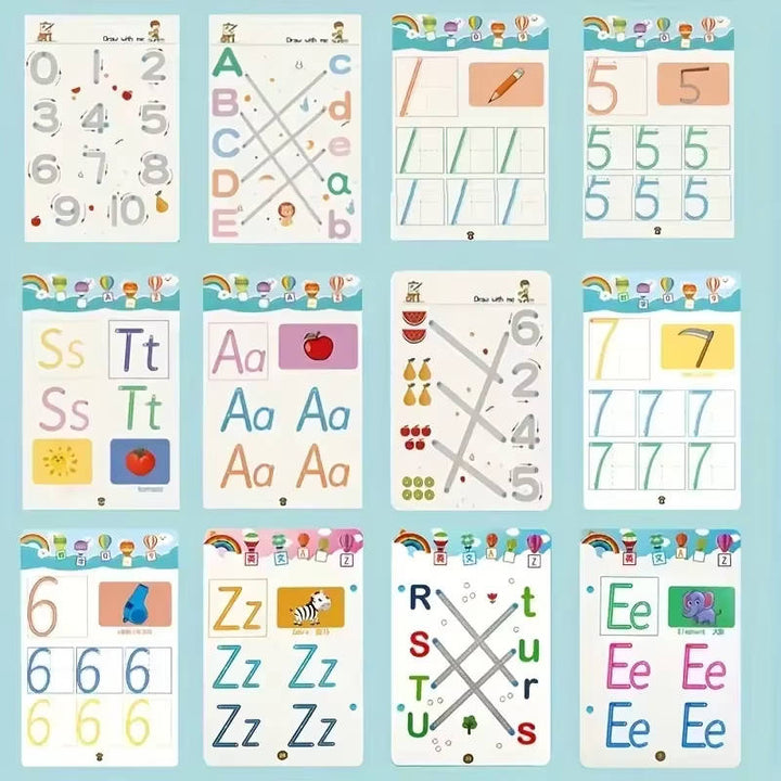 Toddler Writing Worksheets Book Educational Practice