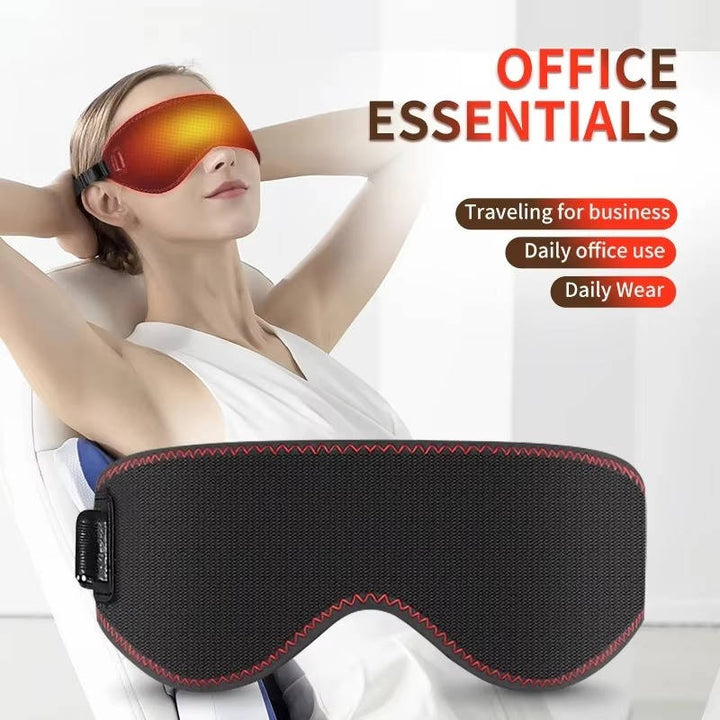 Heated Eye Mask with Adjustable Heat Levels for Dry Eyes and