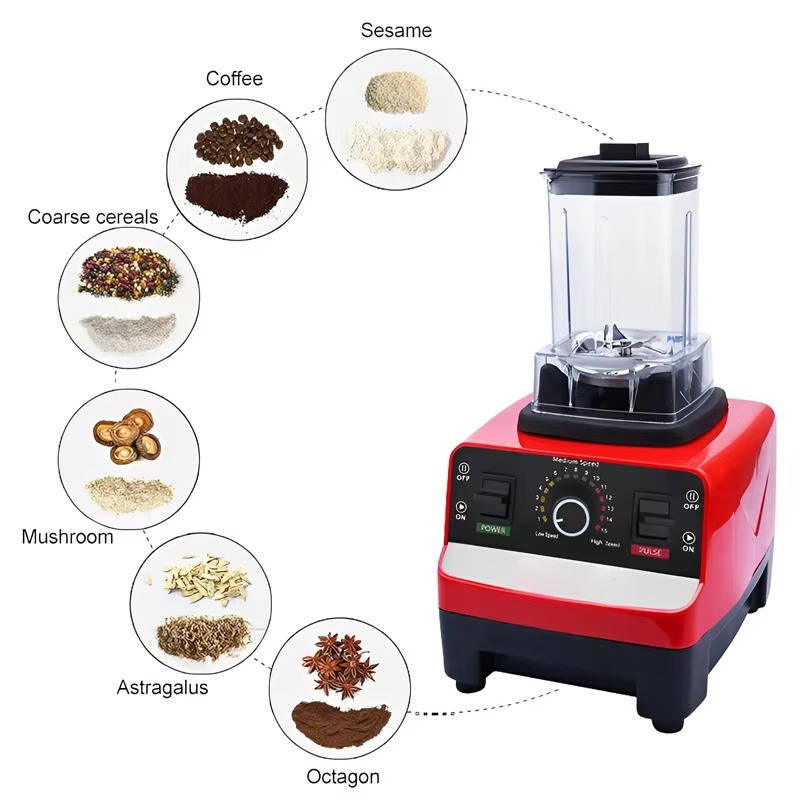Commercial Blender Heavy Duty 2000W Powerful Motor