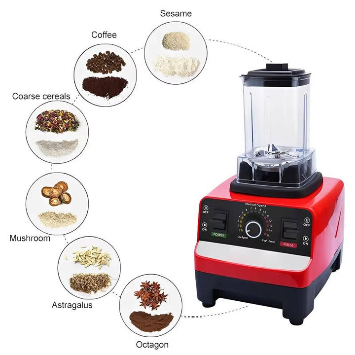 Commercial Blender Heavy Duty 2000W Powerful Motor