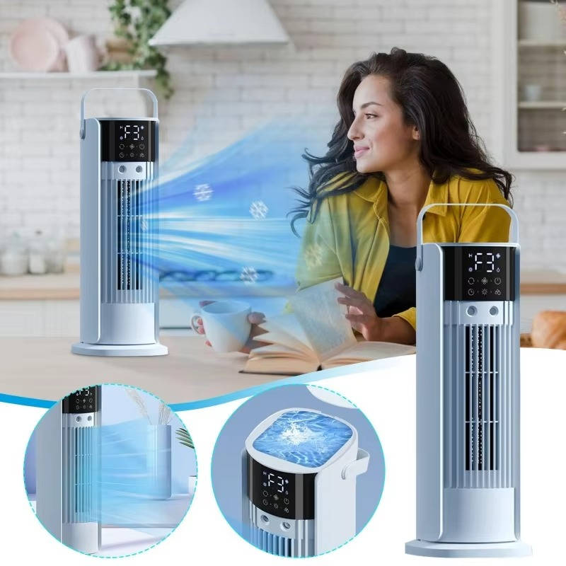 Portable Air Conditioner with Handle Digital Display Compact Design - Lenila